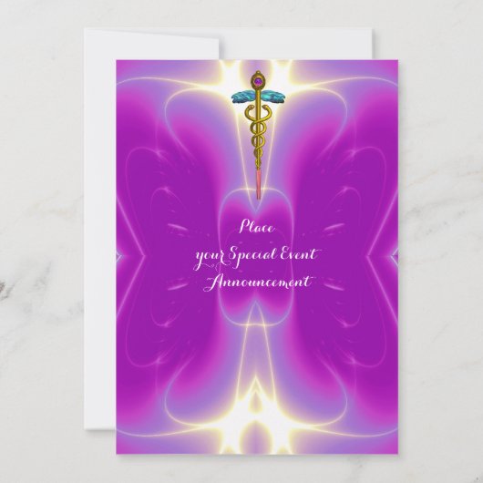 GOLD CADUCEUS, Afstuderen Medical Reuinions Kaart (Achterkant)