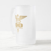 Gold Caduceus (DO) Matglas Bierpul (Voorkant links)
