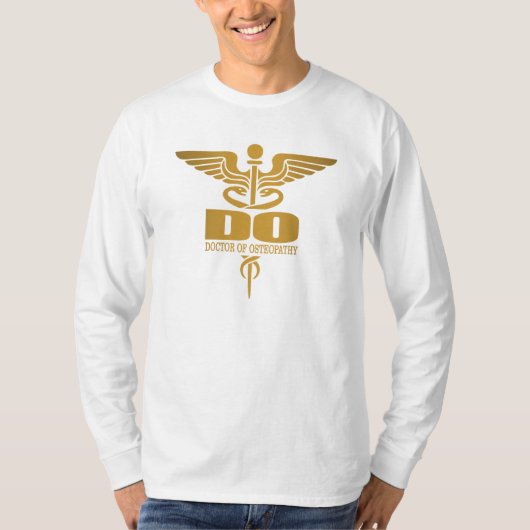 Gold Caduceus (DO) T-shirt (Voorkant)
