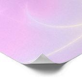 GOLD CADUCEUS Doctor, Medisch symbool Lichtroze Poster (Hoek)