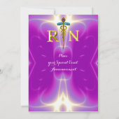 GOLD CADUCEUS GEREGISTREERD Afstuderen VAN HET SYM Kaart (Achterkant)