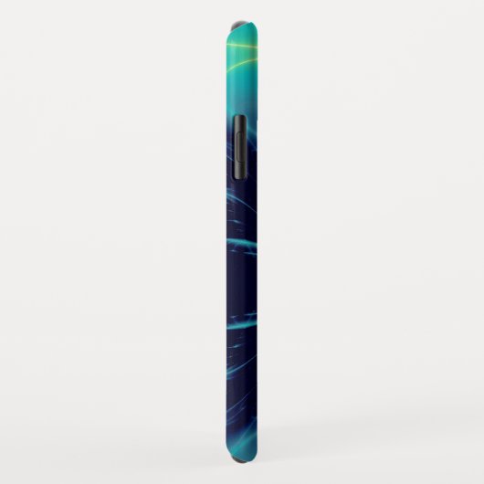 GOLD CADUCEUS GEREGISTREERD NURSE SYMBOL Aqua Blue Case-Mate iPhone Case (Achterkant/rechts)