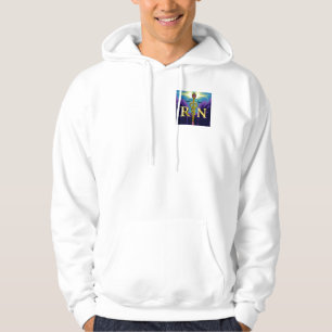 GOLD CADUCEUS GEREGISTREERD NURSESSYMBOOL, Paars b Hoodie