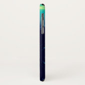 GOLD CADUCEUS MEDISCH MONOGRAM, Blauwgroen Aqua bl Case-Mate iPhone Case (Achterkant/links)