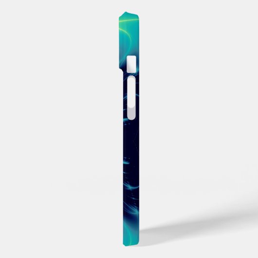 GOLD CADUCEUS MEDISCH MONOGRAM Turquoise Blue Case-Mate iPhone Case (Achterkant / Links)