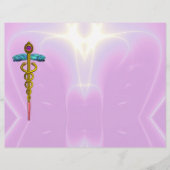 GOLD CADUCEUS MEDISCH SYMBOOL (Voorkant)