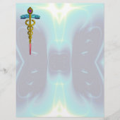 GOLD CADUCEUS MEDISCH SYMBOOL (Voorkant)