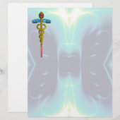 GOLD CADUCEUS MEDISCH SYMBOOL (Voorkant / Achterkant)