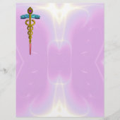 GOLD CADUCEUS MEDISCH SYMBOOL (Voorkant)