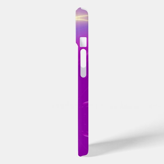 GOLD CADUCEUS MEDISCH SYMBOOL Paars Monogram Case-Mate iPhone Case (Achterkant / Links)