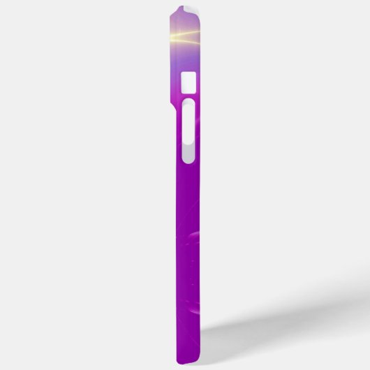 GOLD CADUCEUS MEDISCH SYMBOOL Paars Monogram Case-Mate iPhone Case (Achterkant / Links)