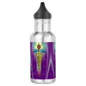 GOLD CADUCEUS MEDISCH SYMBOOL WATERFLES (Links)