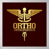 Gold Caduceus (ORTHO) Poster (Voorkant)