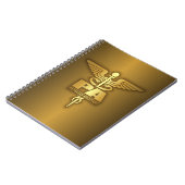 Gold Caduceus (PA) Notitieboek (Linkerzijde)