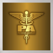 Gold Caduceus (PA) Poster (Voorkant)