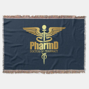 Gold Caduceus (PharmD) Deken