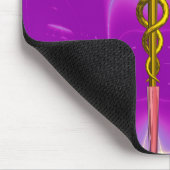 GOLD CADUCEUS Pink Fuchsia Muismat (Hoek)