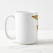 Gold Caduceus (radiologie) Koffiemok (Links)