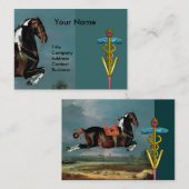 "GOLD CADUCEUS VETERINARY SYMBOL" VISITEKAARTJE (Voorkant / Achterkant)