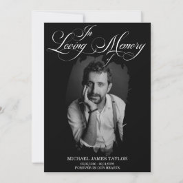 Gold Calligrafie-foto in het liefhebben van geheug Kaart