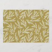 Gold Calligraphy Adivce for the Bride to be Advieskaart (Achterkant)