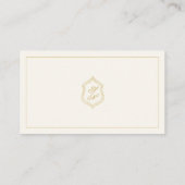 Gold calligraphy elegant QR code wedding RSVP Informatiekaartje (Achterkant)