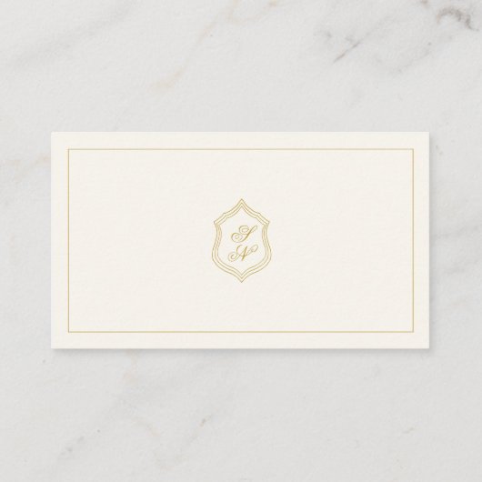 Gold calligraphy elegant QR code wedding RSVP Informatiekaartje (Achterkant)