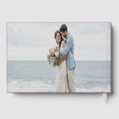 Gold Calligraphy Elegant Wedding Folie Gastboek Gastenboek (Achterkant)