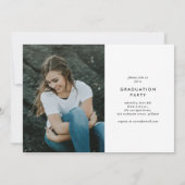 Gold Calligraphy Script Afstuderen Foto Kaart (Achterkant)