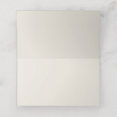 Gold Calligraphy Wedding Plaatskaartje (Binnenkant ongevouwen)