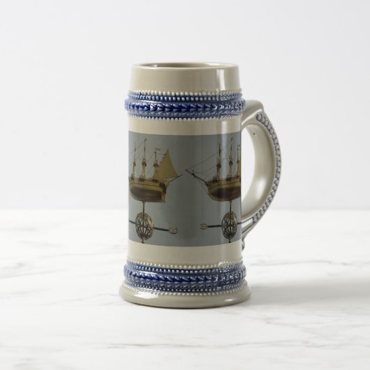 Gold Calyon Compass Roos Grey/Blue 22 oz Stein Bierpul (Voorkant rechts)