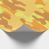 Gold Camouflage Cadeaupapier (Hoek)