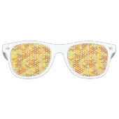 Gold Camouflage Retro Zonnebril (Voorkant)