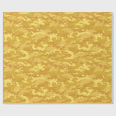 Gold Camouflage-verpakkingspapier Cadeaupapier (Vlak)