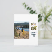 Gold Camp Road Briefkaart (Staand voorkant)