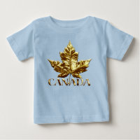 Gold Canada Baby Shirten Canada Souvenir T-shirts