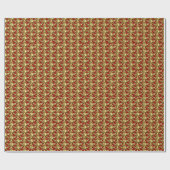 Gold Canada Wrapping Paper Canada Souvenir Paper Cadeaupapier (Vlak)