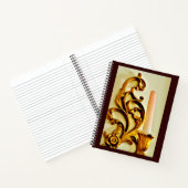 Gold Candle Sconce Notitieboek (Binnen)
