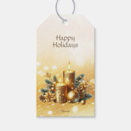 Gold Candles kerstcadeau Label Cadeaulabel