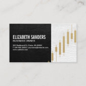 Gold Candlestick Logo Visitekaartje (Voorkant)