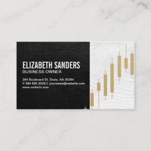 Gold Candlestick Logo Visitekaartje