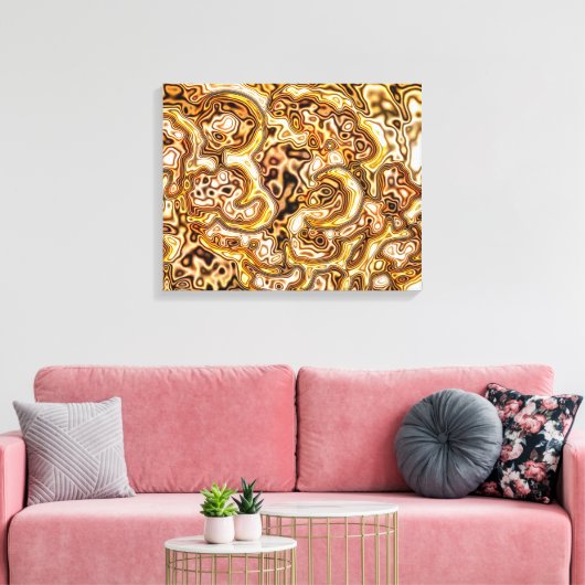 GOLD CANVAS AFDRUK (Insitu (Woonkamer))