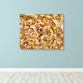 GOLD CANVAS AFDRUK (Insitu (Houten vloer))