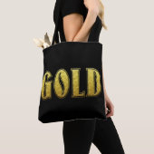 Gold Canvas tas (Dichtbij)