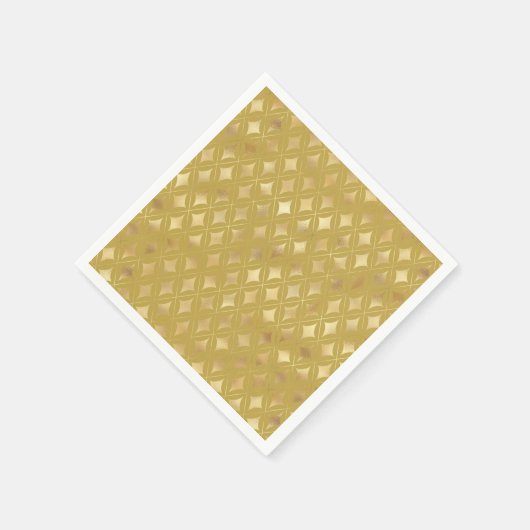 Gold Carnival Harlequin Diamonds papier Servet (Hoek)