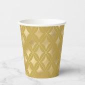 Gold Carnival Harlequin Diamonds Papieren Bekers (Voorkant)