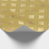Gold Carnival Harlequin Pattern Cadeaupapier (Hoek)