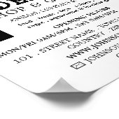 Gold Cat, Pet Store en Groomers Adverteren Poster (Hoek)