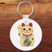 Gold Cat Sleutelhanger (Voorkant)