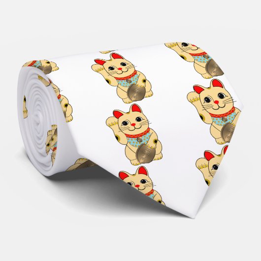 Gold Cat Stropdas (Opgerold)